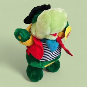 Prezzemolo Dragon Plush Stuffed Animal Gardaland Mascot Striped Top Black Hat